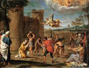Annibale Carracci The Stoning of St Stephen oil painting on canvas